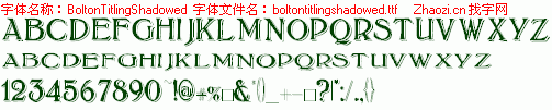 查看字体及作者详细介绍