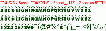 查看字体及作者详细介绍