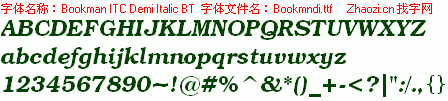 查看字体及作者详细介绍