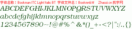 查看字体及作者详细介绍