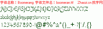 查看字体及作者详细介绍