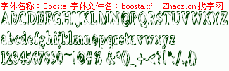 查看字体及作者详细介绍