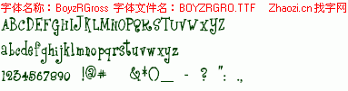 查看字体及作者详细介绍