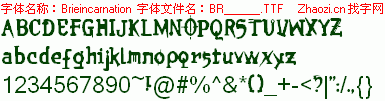 查看字体及作者详细介绍