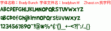 查看字体及作者详细介绍