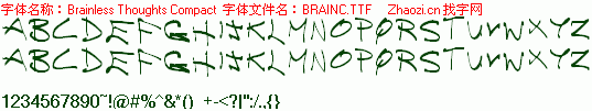 查看字体及作者详细介绍
