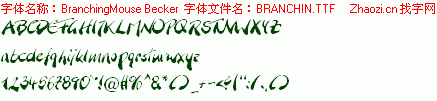 查看字体及作者详细介绍