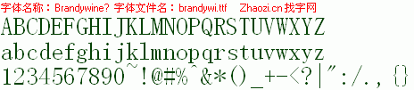 查看字体及作者详细介绍