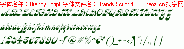 查看字体及作者详细介绍