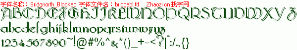 查看字体及作者详细介绍