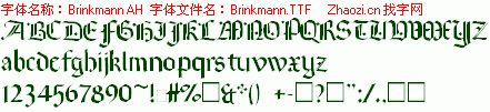查看字体及作者详细介绍