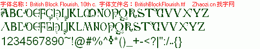 查看字体及作者详细介绍