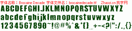 查看字体及作者详细介绍