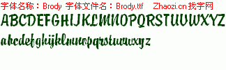 查看字体及作者详细介绍