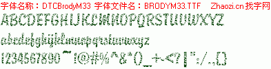 查看字体及作者详细介绍