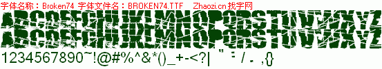 查看字体及作者详细介绍