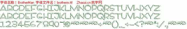 查看字体及作者详细介绍