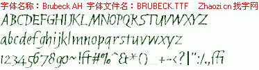 查看字体及作者详细介绍