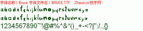 查看字体及作者详细介绍