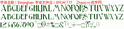 查看字体及作者详细介绍