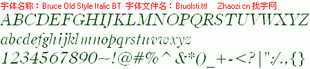 查看字体及作者详细介绍