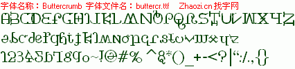 查看字体及作者详细介绍