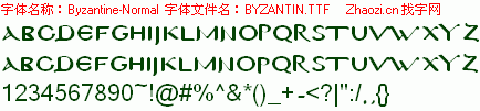 查看字体及作者详细介绍