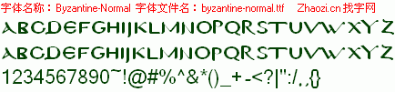 查看字体及作者详细介绍