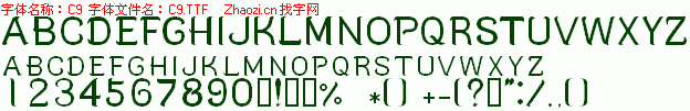 查看字体及作者详细介绍