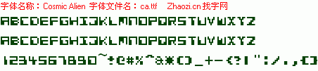 查看字体及作者详细介绍