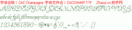 查看字体及作者详细介绍