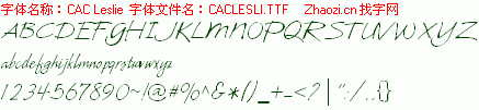 查看字体及作者详细介绍
