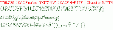 查看字体及作者详细介绍