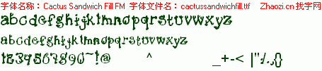 查看字体及作者详细介绍
