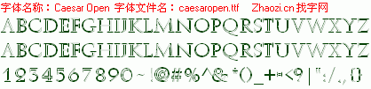 查看字体及作者详细介绍
