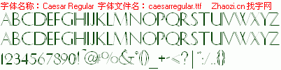 查看字体及作者详细介绍