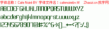 查看字体及作者详细介绍