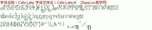 查看字体及作者详细介绍