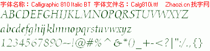 查看字体及作者详细介绍
