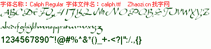 查看字体及作者详细介绍
