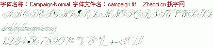 查看字体及作者详细介绍