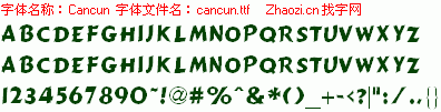 查看字体及作者详细介绍
