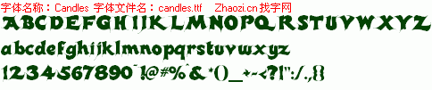 查看字体及作者详细介绍