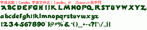 查看字体及作者详细介绍