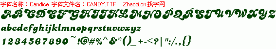 查看字体及作者详细介绍