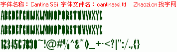 查看字体及作者详细介绍