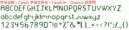 查看字体及作者详细介绍