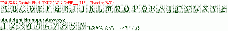 查看字体及作者详细介绍