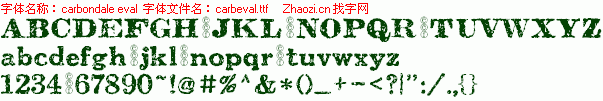 查看字体及作者详细介绍