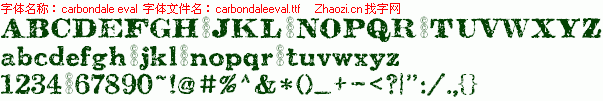 查看字体及作者详细介绍